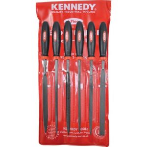 Kennedy 16cm (6.1/2") Cut 2 Assorted Needle File Set - 6PCS