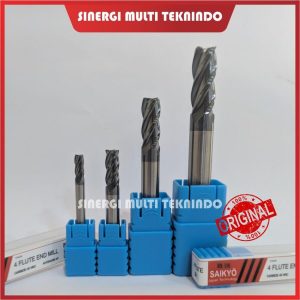 Saikyo HRC 45 Carbide Endmil for Alumunium 4 Flute Uk. 20 x 45 x 20 x 100